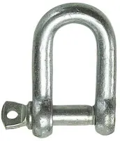GRILLETE RECTO GALVANIZADO M5 3/16´