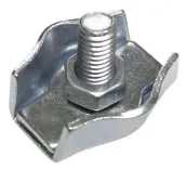 SUJETACABLE PLANO SIMPLE GALV. 2mm