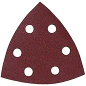 SET 5 HOJAS LIJA TRIANGULAR VELCRO 90mm G40 KRT210003 KREATOR
