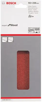 SET 10 HOJAS LIJA 93x230mm G60 BOSCH