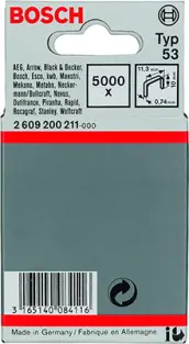 CAJA 5000 GRAPAS 6mm BOSCH