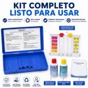 KIT TEST ANALISIS AGUA PISCINAS OTO Y PH