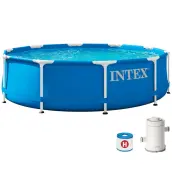 PISCINA METAL FRAME 305x76 C/DEPURADORA TIPO H 4.485Lt 28202NP INTEX
