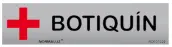 SEÑAL BOTIQUIN INOX ADHESIVA 5x20cm RD707022