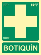 SEÑAL BOTIQUIN PVC 210x297mm RD14108