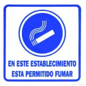 SE PERMITE FUMAR EN ESTE ESTABLEC.R.1071