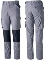 PANTALON TRABAJO GRIS DEPORTIVO TALLA 40 588PSTRG