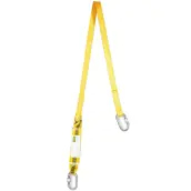 CINTA 1,8mt CON ABSORBEDOR Y MOSQUETONES 1888-ACI STEELPRO